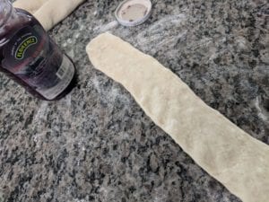 ube ensaymada flattened